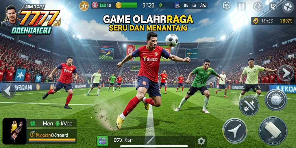 Tampilan gameplay A7777 yang mendebarkan dalam pertandingan olahraga.