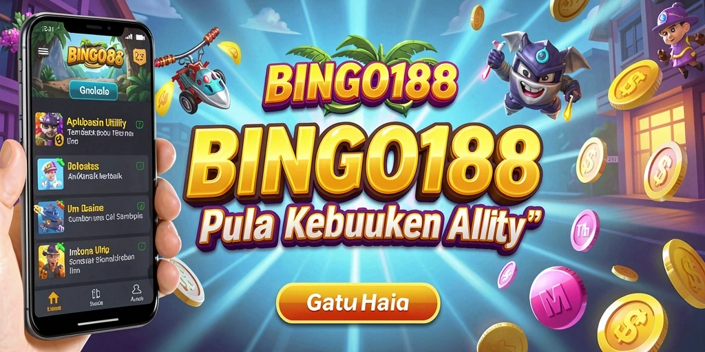 Tampilan utama BINGO188 yang sederhana dan mudah dipahami.