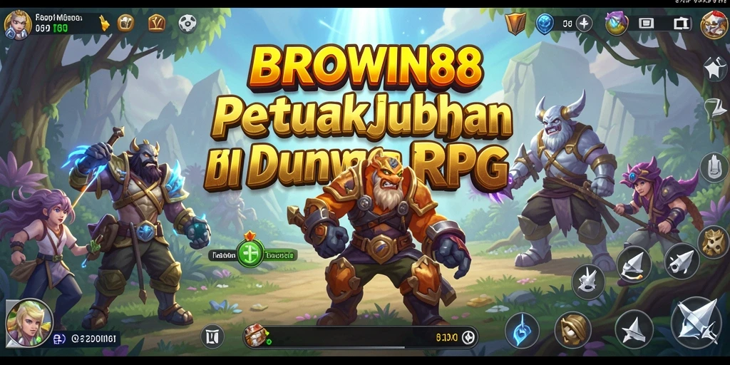 Tampilan gameplay BROWIN88 di dunia RPG yang menakjubkan.