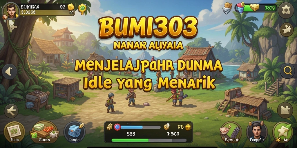 Screenshot utama gameplay BUMI303 yang menawan dan interaktif.