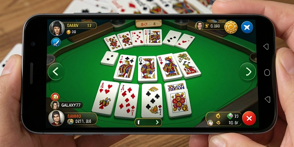 Tampilan gameplay GALAXY77 yang mendebarkan dan penuh warna.