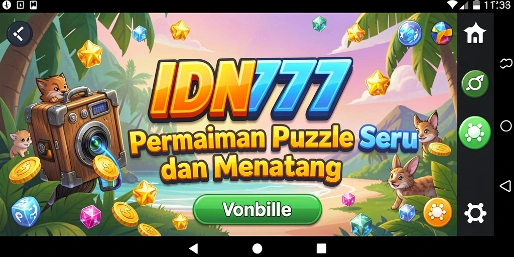 Tampilan menarik dari gameplay puzzle di IDN777.