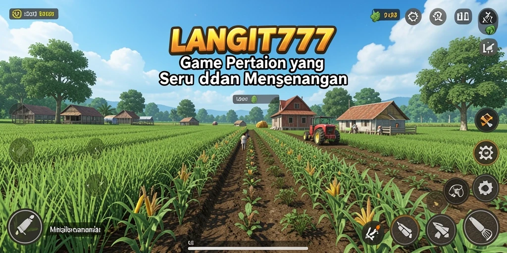 Tangkapan layar LANGIT777 yang menunjukkan aktivitas bertani yang menyenangkan.