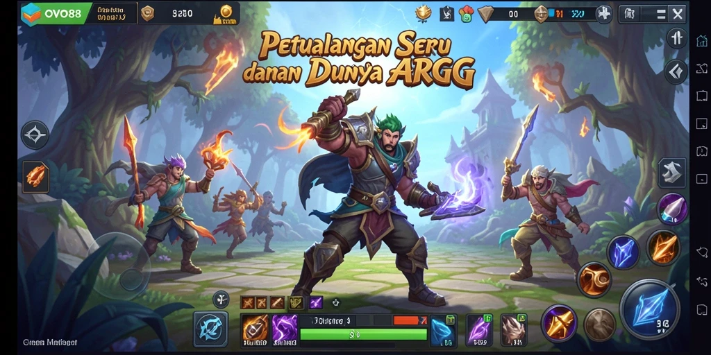 Tampilan seru dari gameplay OVO88 yang memukau dalam petualangan ARPG.