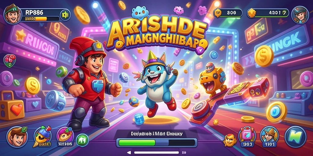 Tangkapan layar gameplay RP886 yang seru dan penuh aksi.