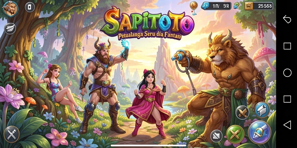 Tangkapan layar gameplay RPG yang penuh aksi dan petualangan.