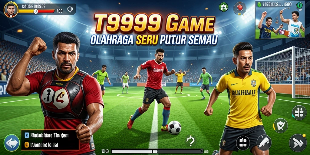 Screenshot menampilkan gameplay seru di T9999 dengan visual yang menarik.