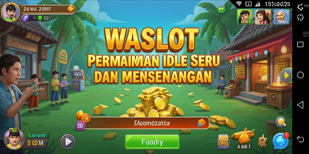 Menampilkan gameplay utama WASLOT yang seru dan adiktif.
